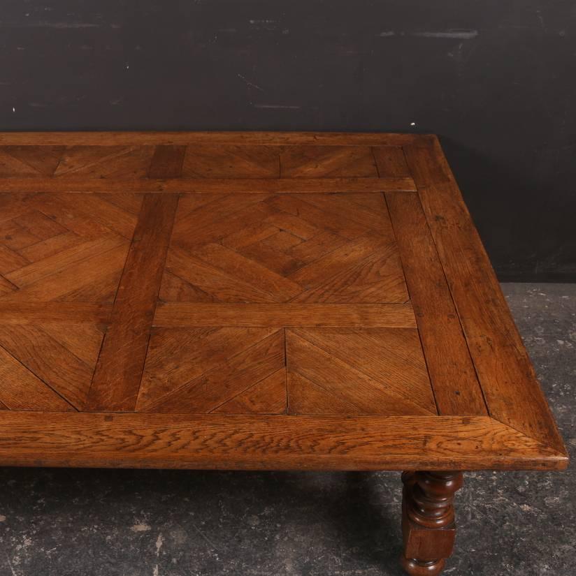 Victorian 19th Century English Oak Coffee Table