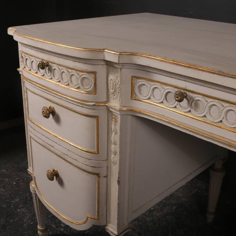 Pine 19th Century Original Painted Italian Desk