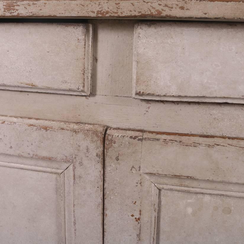 Painted 19th Century French Linen Cupboard