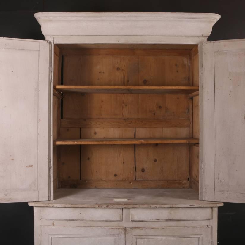 Pine 19th Century French Linen Cupboard