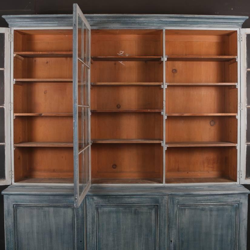 Painted 19th Century English Library Bookcase