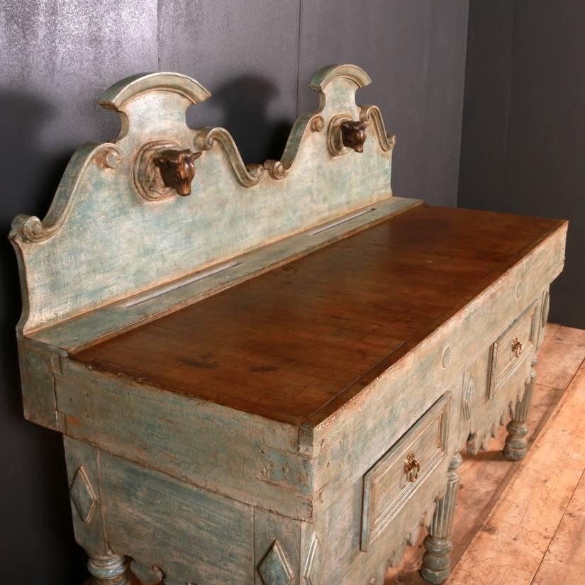 french butcher table