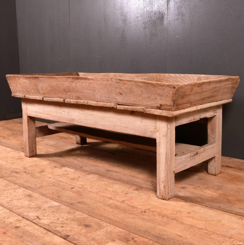 Victorian Bleached Elm Low Table