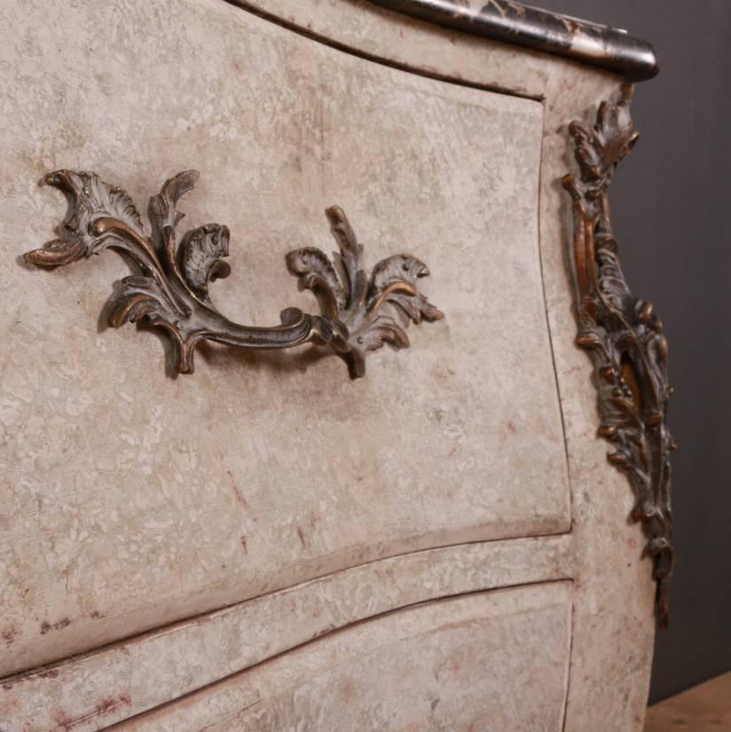 19th Century French Painted Rococo Commode 1