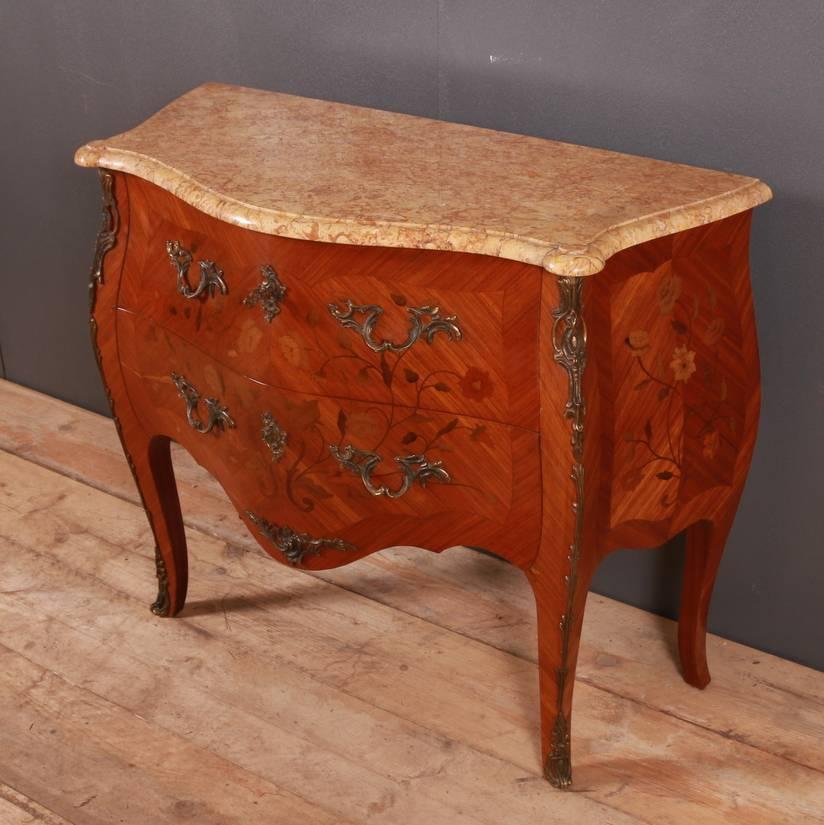 Ormolu 19th Century French Marquetry Commode