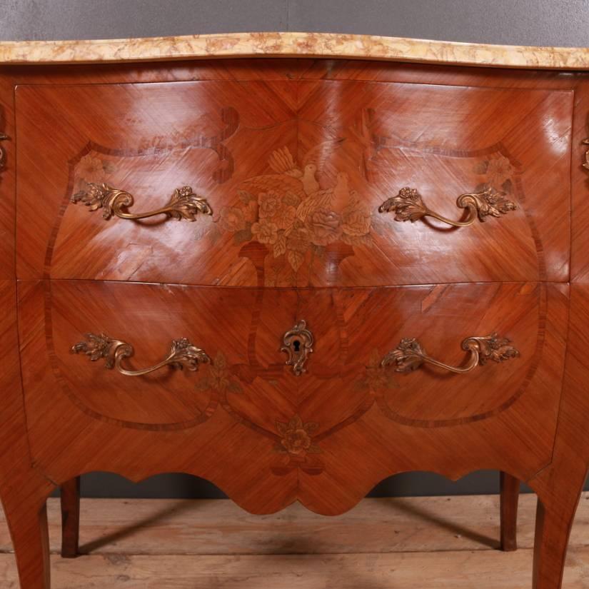 French Marquetry Commode 1
