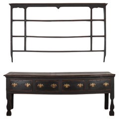 Antique 18th Century English Painted Dresser