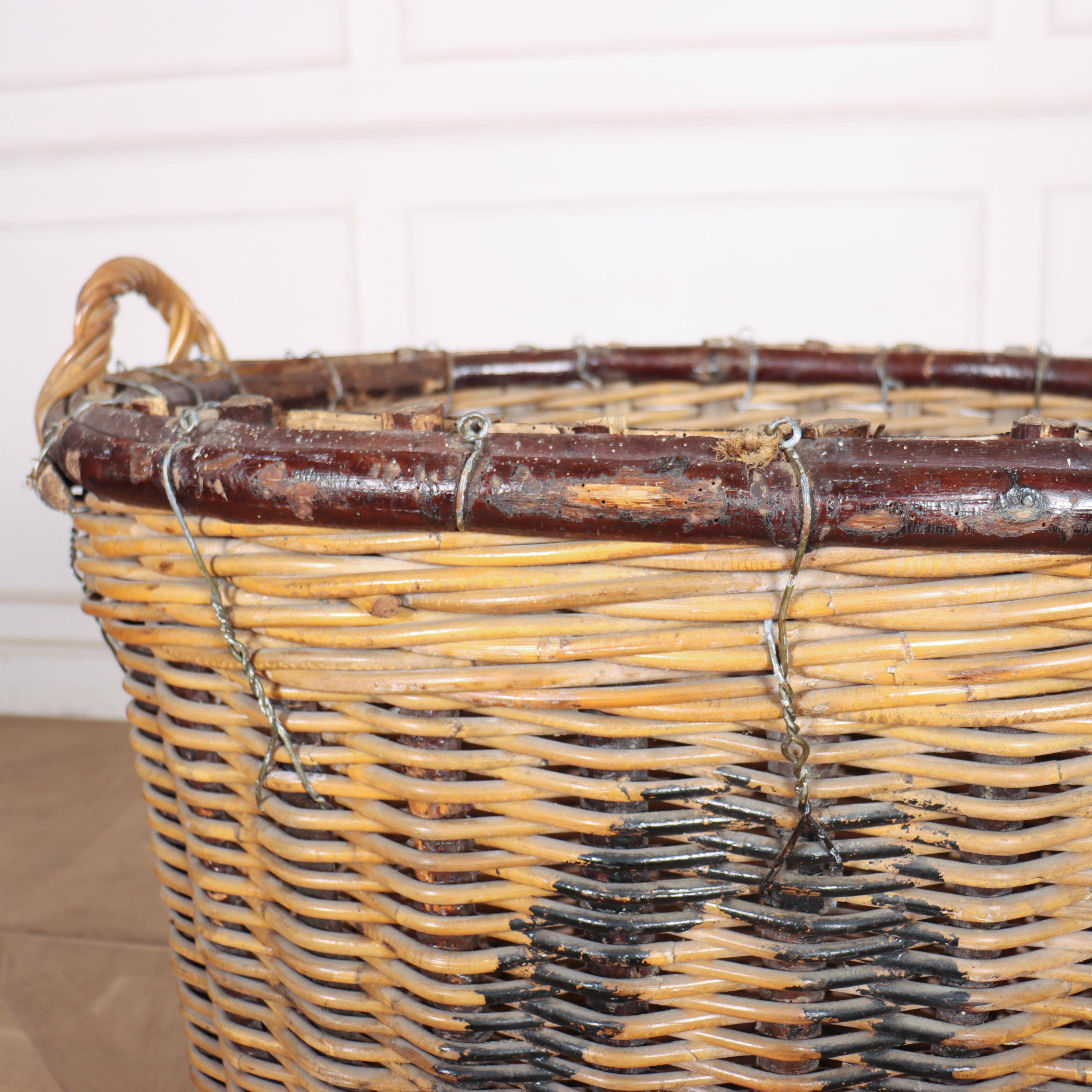 French Log Basket For Sale 1