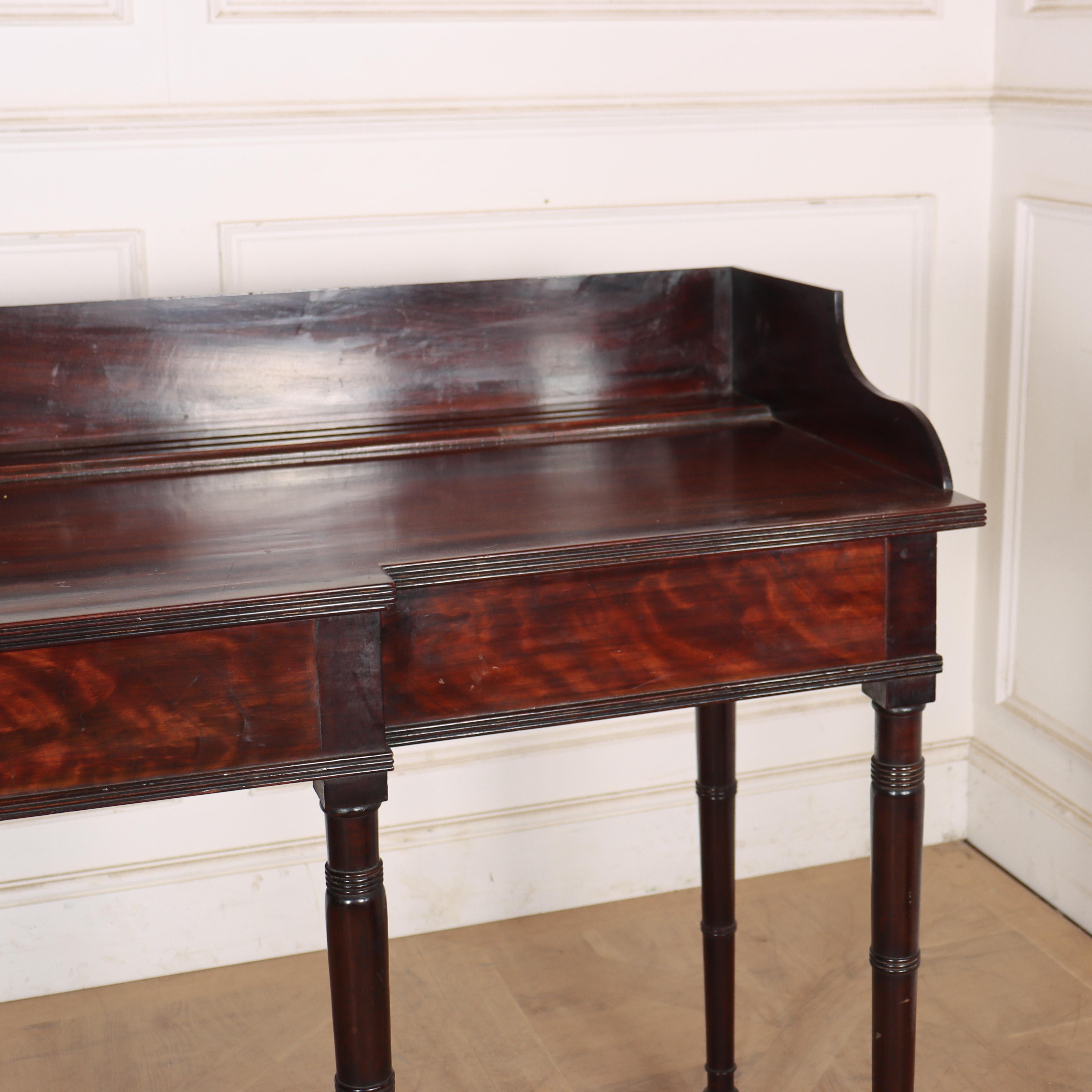 19th Century English Regency Breakfront Console Table For Sale