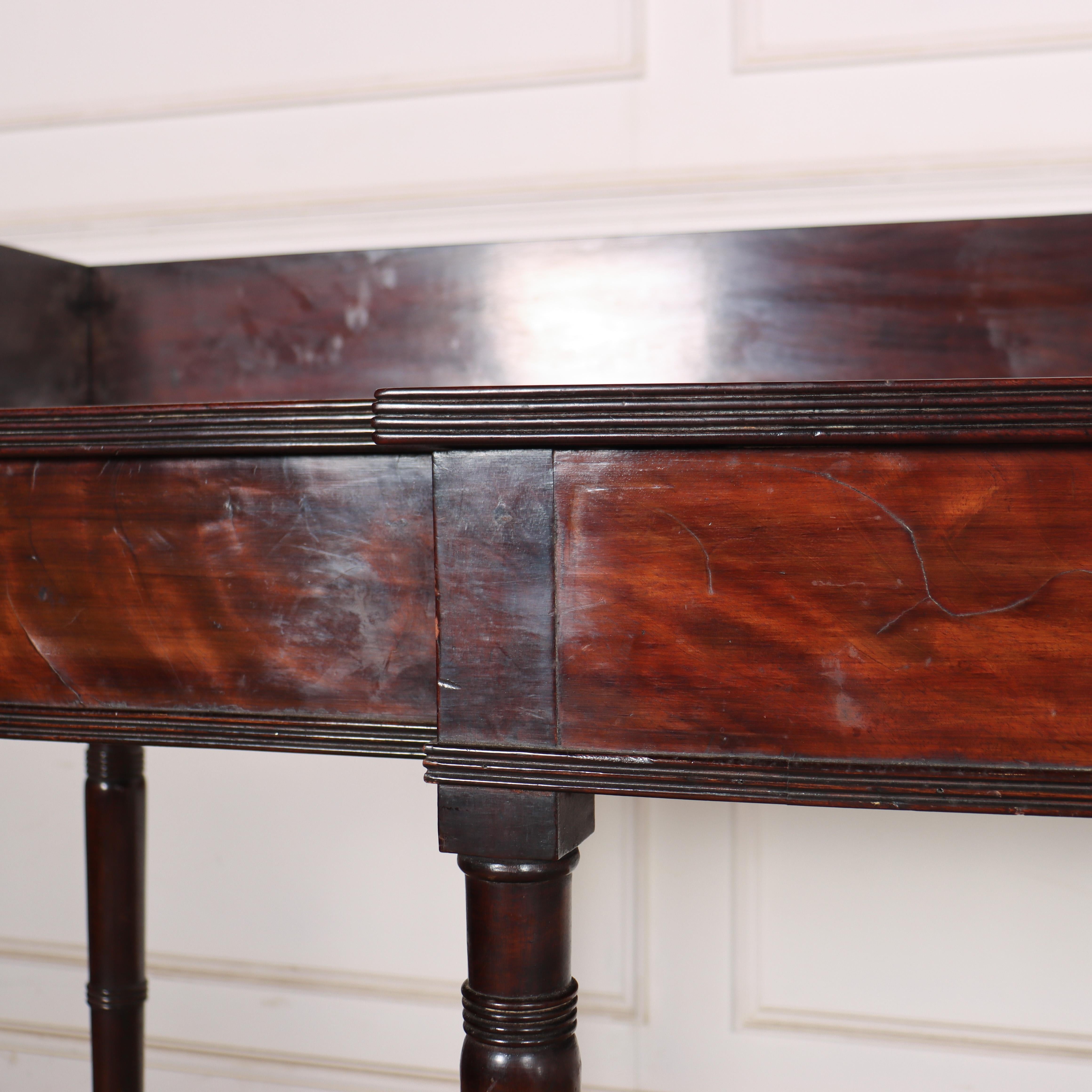 English Regency Breakfront Console Table For Sale 2