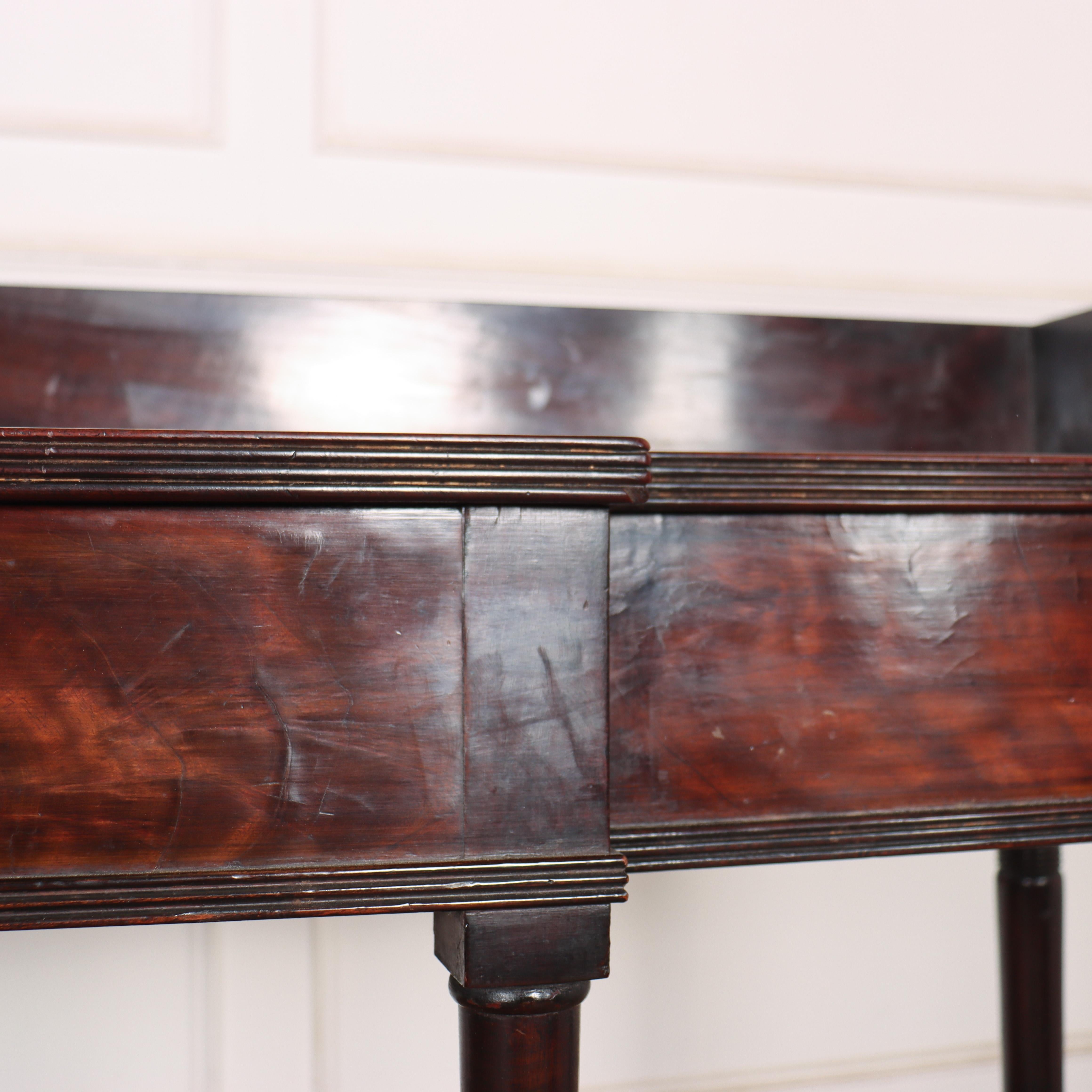 English Regency Breakfront Console Table For Sale 1