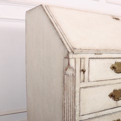 English Painted Bureau / Secretaire
