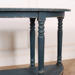 English Bowended Console Table