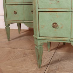 Pair of Swedish Breakfront Commodes
