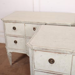 Pair of Swedish Breakfront Commodes