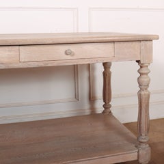 French Bleached Drapers Table