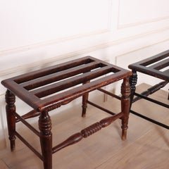 Pair of English Luggage Stands