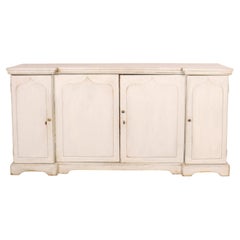 19th Century English Breakfront Dresser Base / Sideboard