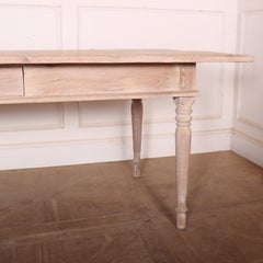 Large 19th Century Spanish Elm Farmhouse Dining Table