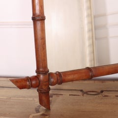 French Faux Bamboo Mirror