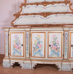 18th Century Venetian Original Painted Sideboard.