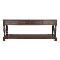 English Painted Potboard Dresser Base