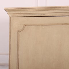 English Painted Linen Cupboard