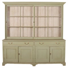 19th Century English Glazed Kitchen Dresser