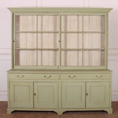 19th Century English Glazed Kitchen Dresser