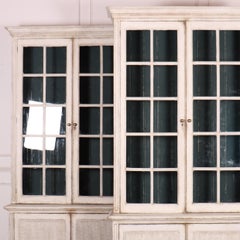 Pair of Swedish Painted Bookcases