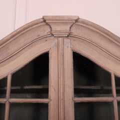 Dutch Bleached Oak Display Cabinet