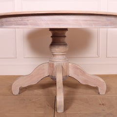 English Bleached Breakfast Table