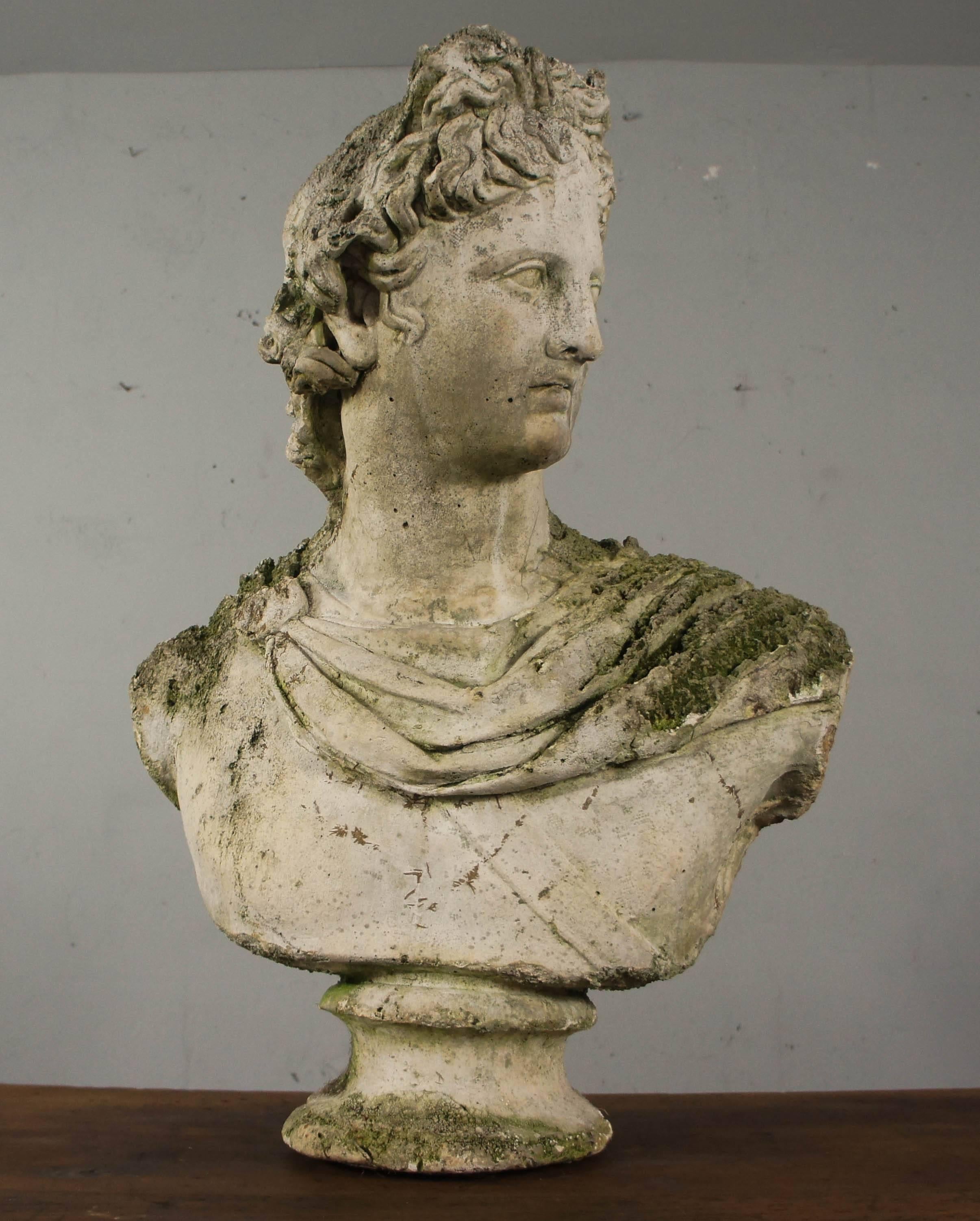 English 20th Century, Large Composite Bust of Apollo