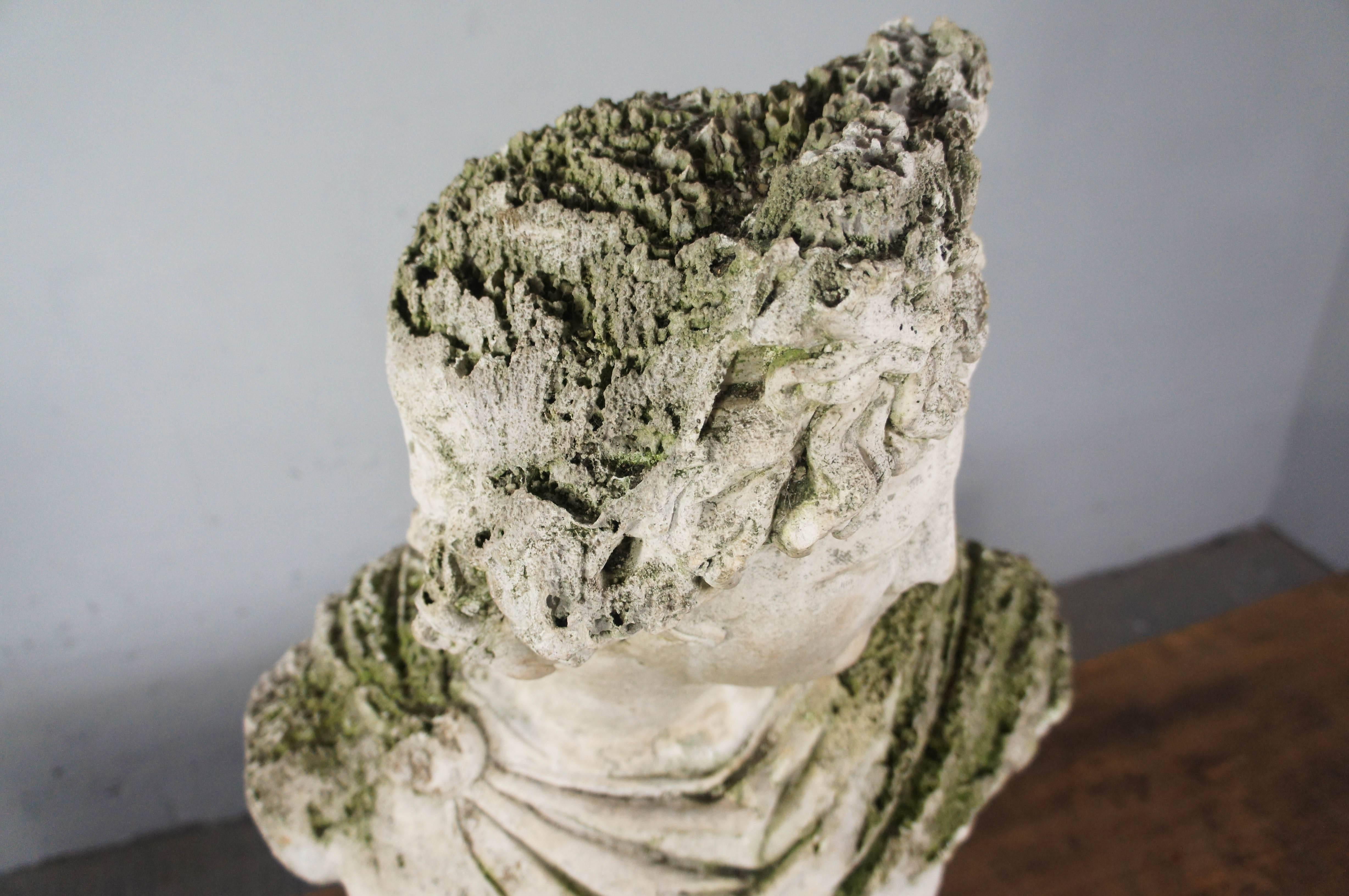 Plaster 20th Century, Large Composite Bust of Apollo