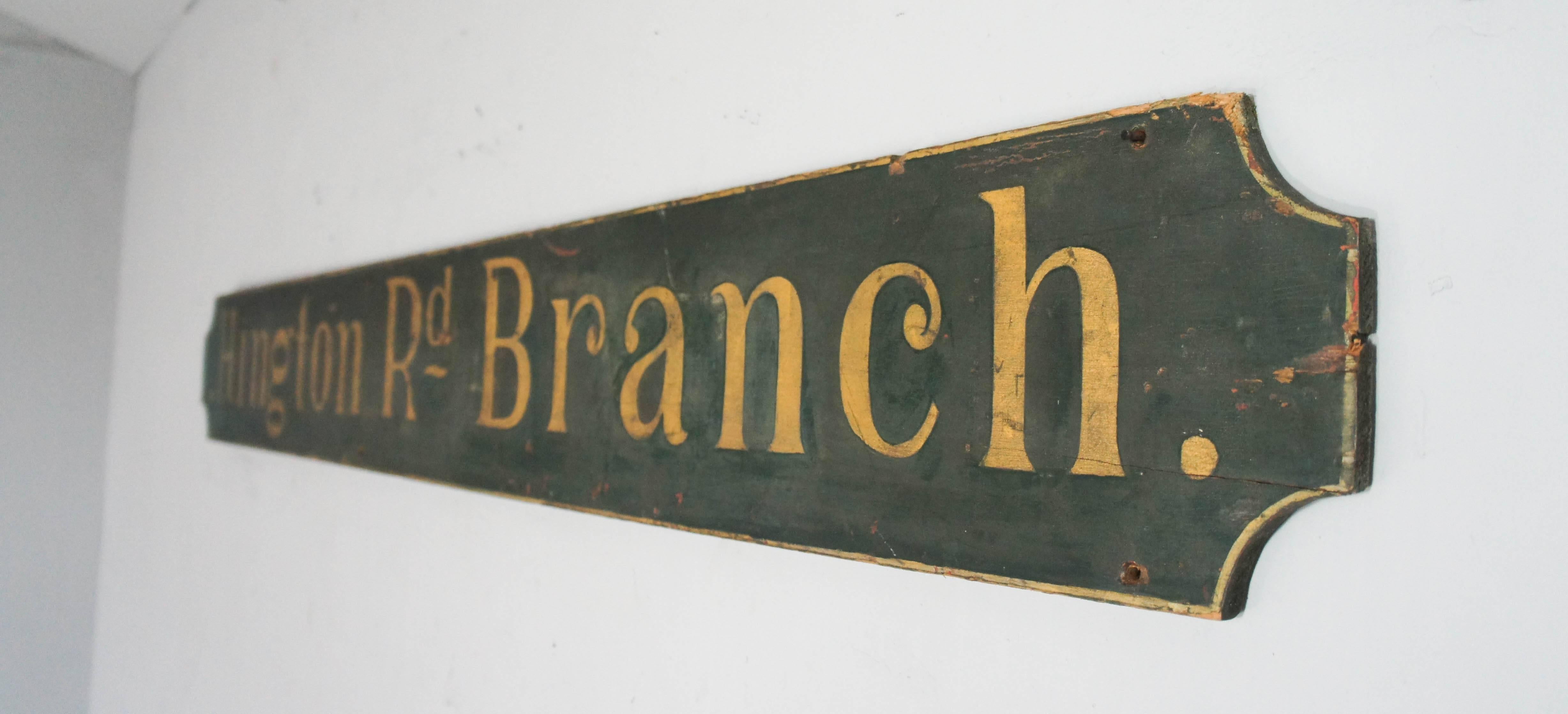 20th Century Vintage Decorative Wooden Advertising Sign 1