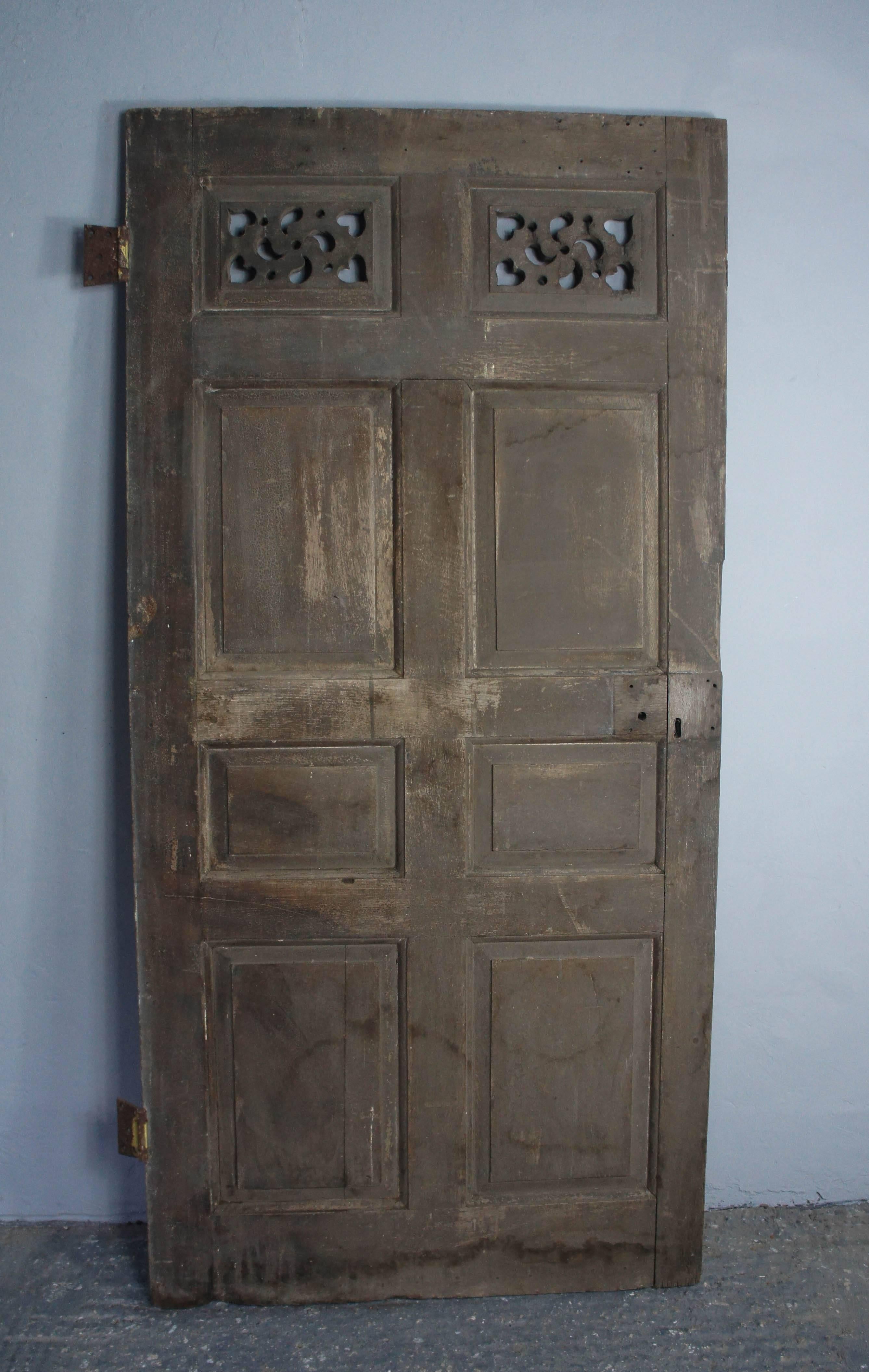 Early 19th Century English Oak Door 4
