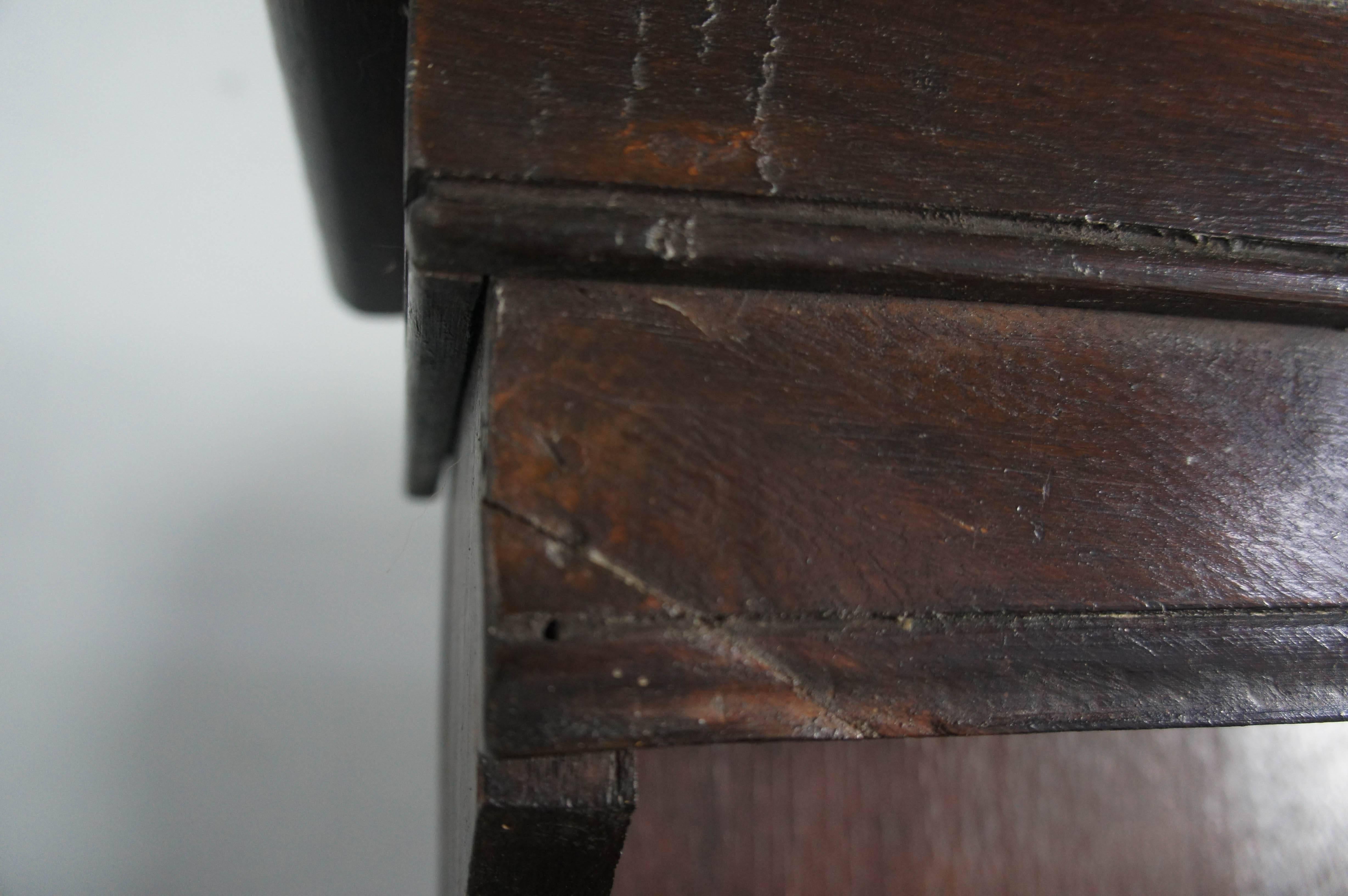 19th Century English Oak Carolean Style Dresser For Sale 1