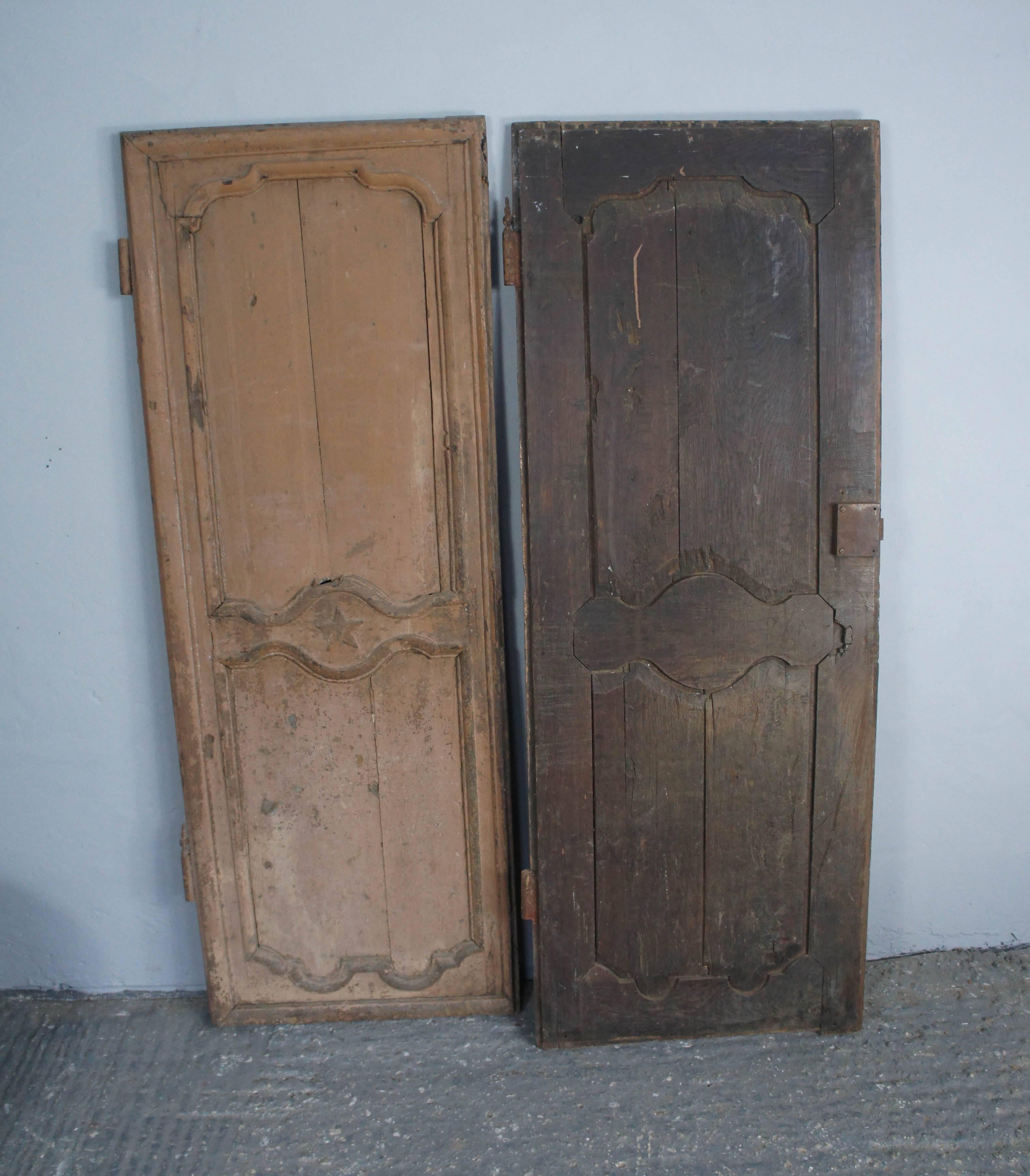 Pair of Decorative Oak French Doors 2