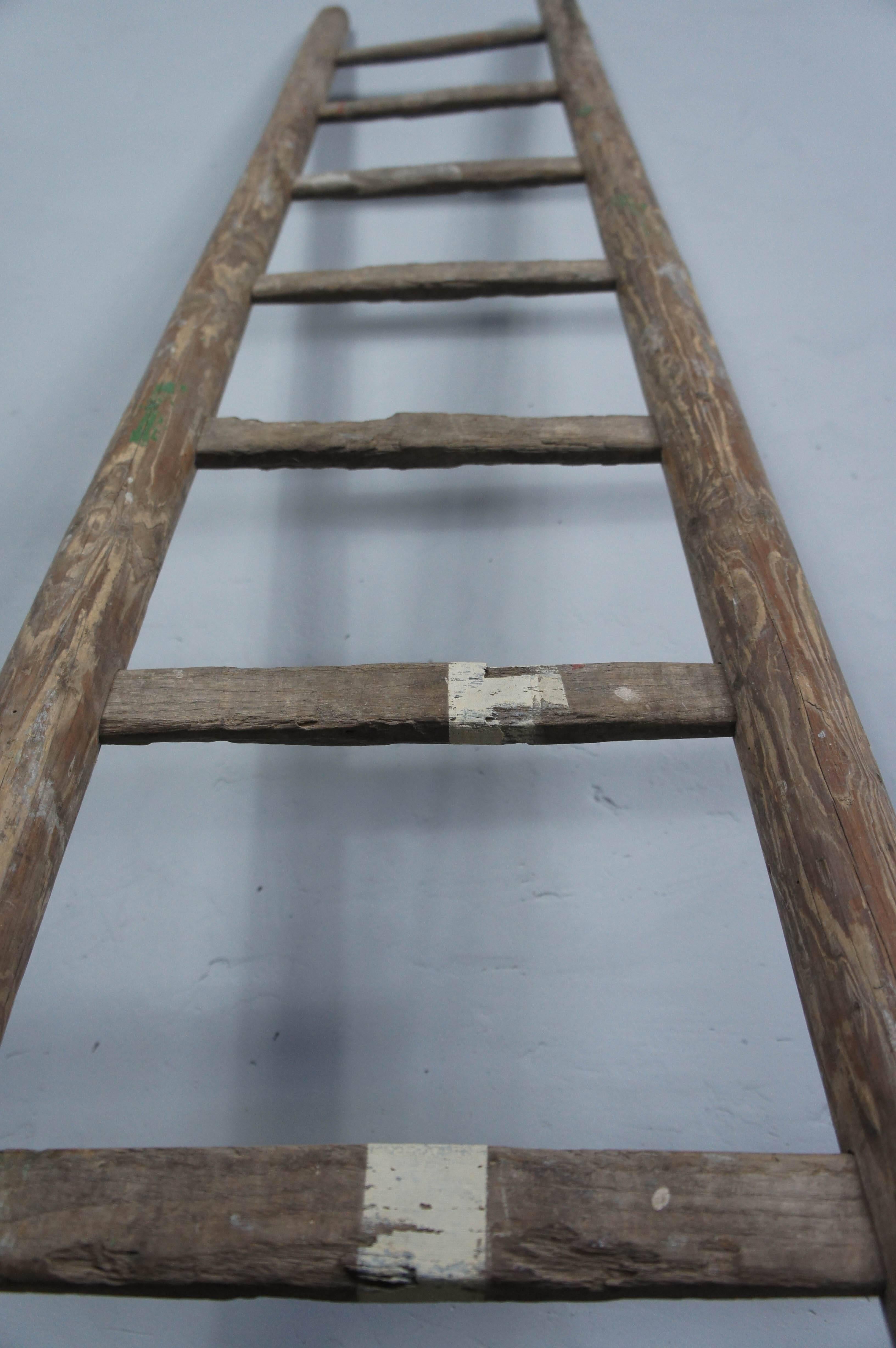 Wood Rustic French Ladder