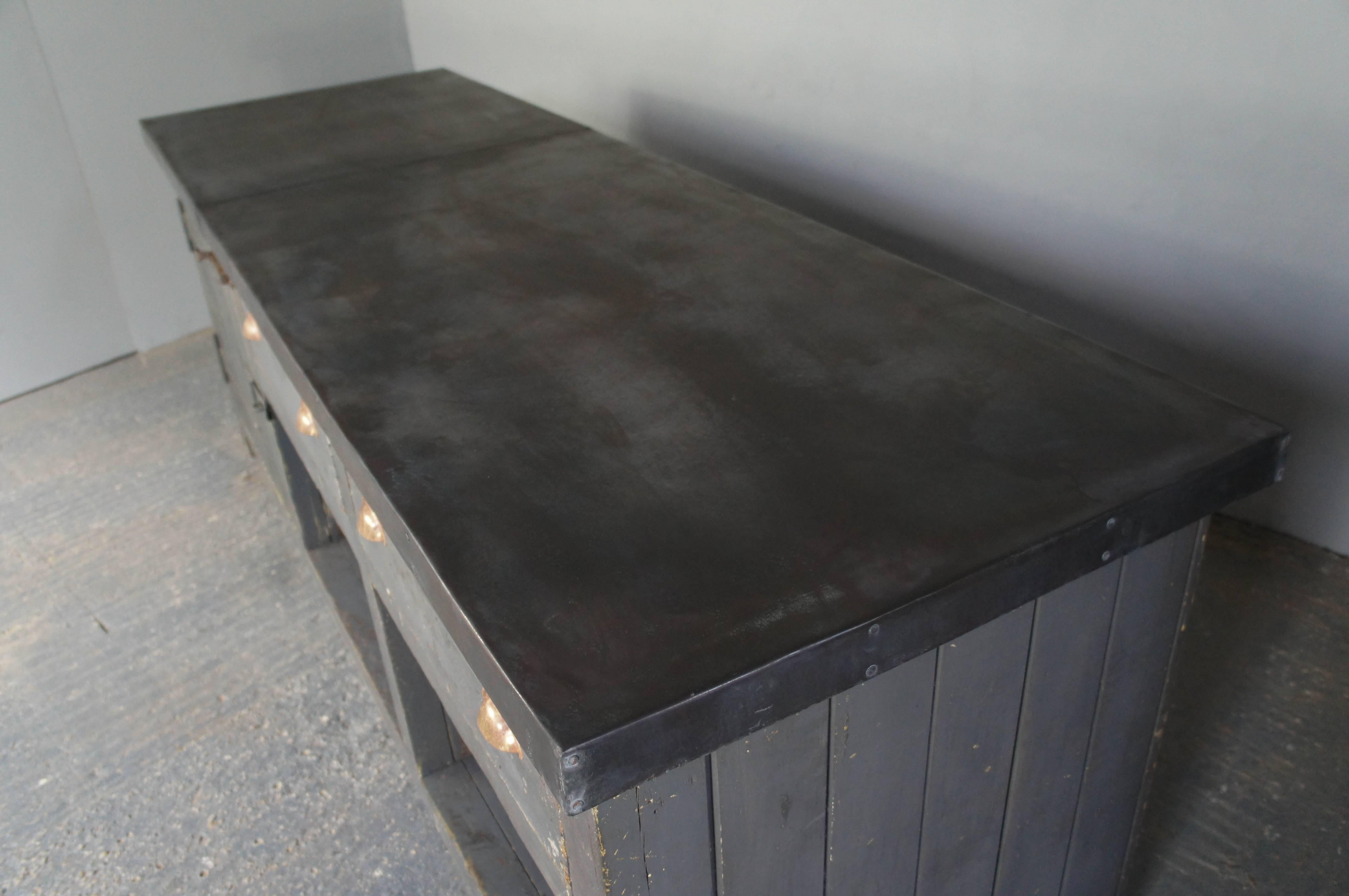 zinc top kitchen tables