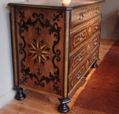 18th Century Italian Marquetry Commode
