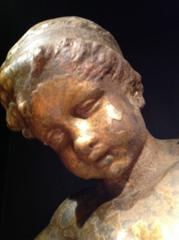 19th Century Cast Iron Cupid Figure