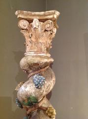 19th Century Wood Sculpted Column