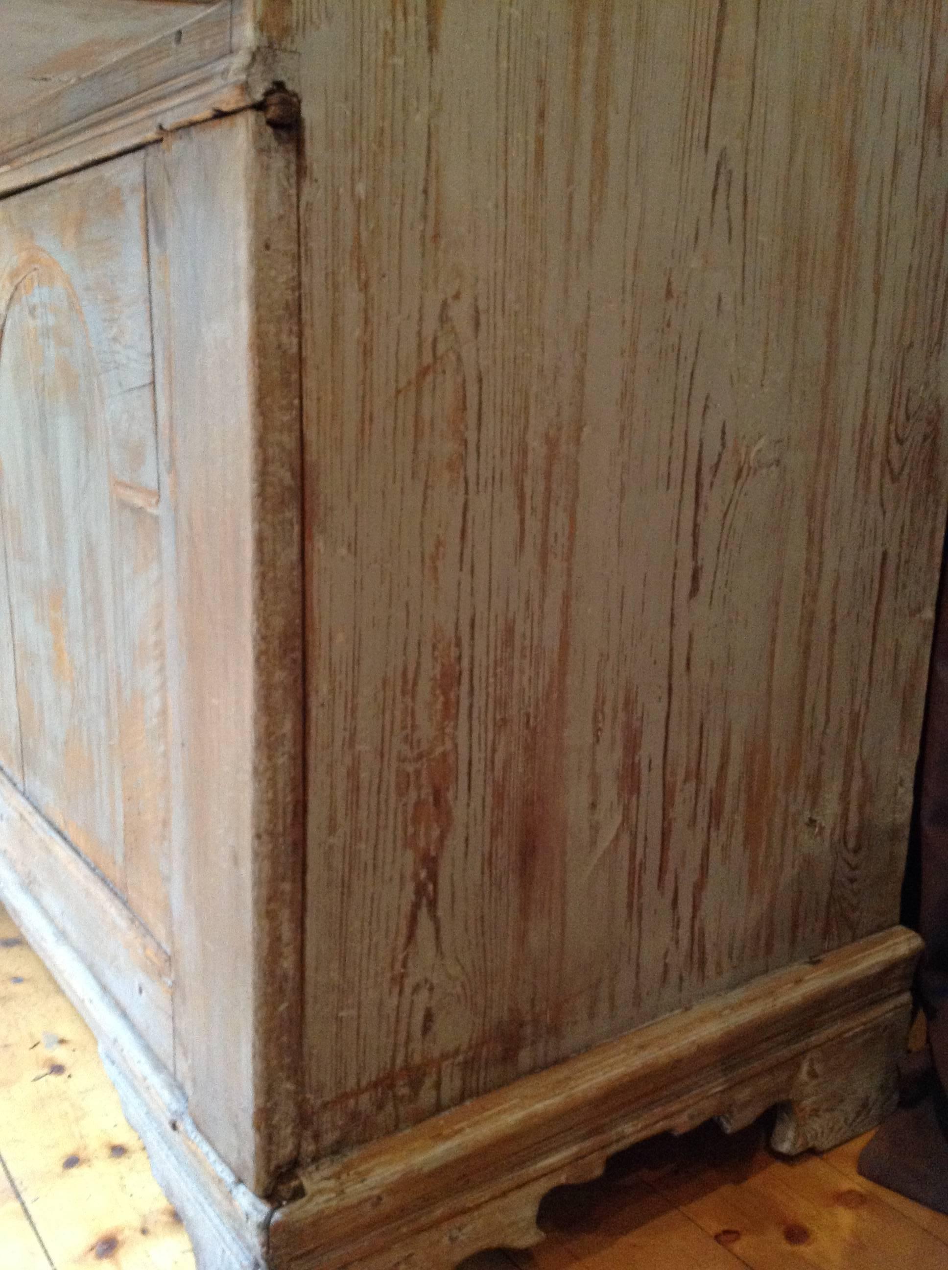Wood Swedish Cupboard For Sale