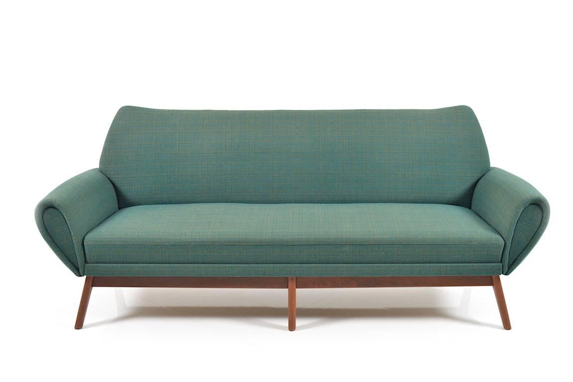 Danish Three-Seat Sofa by Kurt Østervig For Sale 1