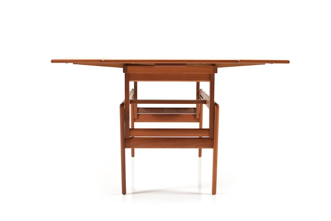 Scandinavian Modern Kai Kristiansen Sofa/Dining Table in Teak For Sale