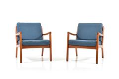 Pair of Senator Lounge Chairs in Teak by Ole Wanscher