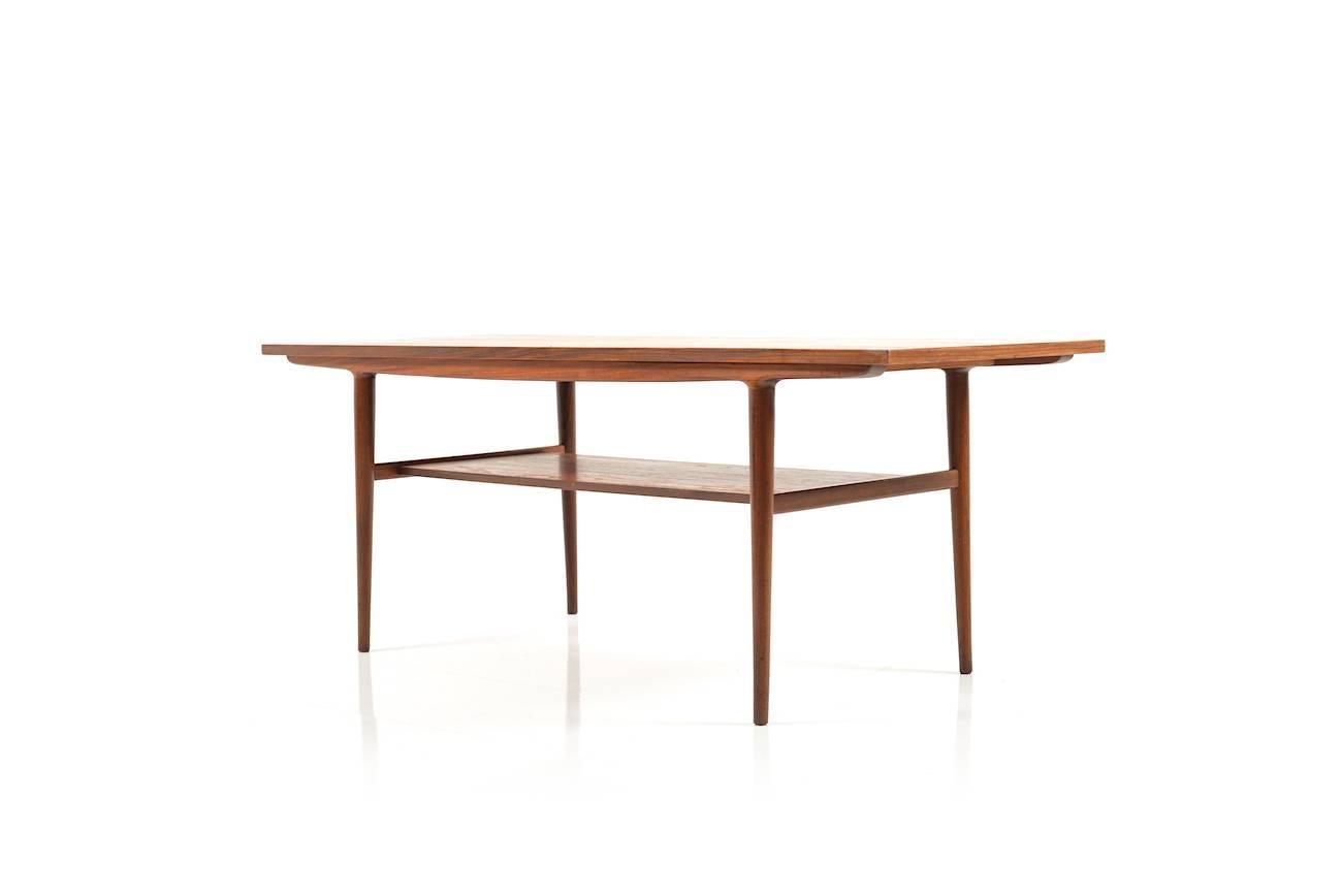 Scandinavian Modern Fine Danish Teak Sofa Table, 1960s For Sale