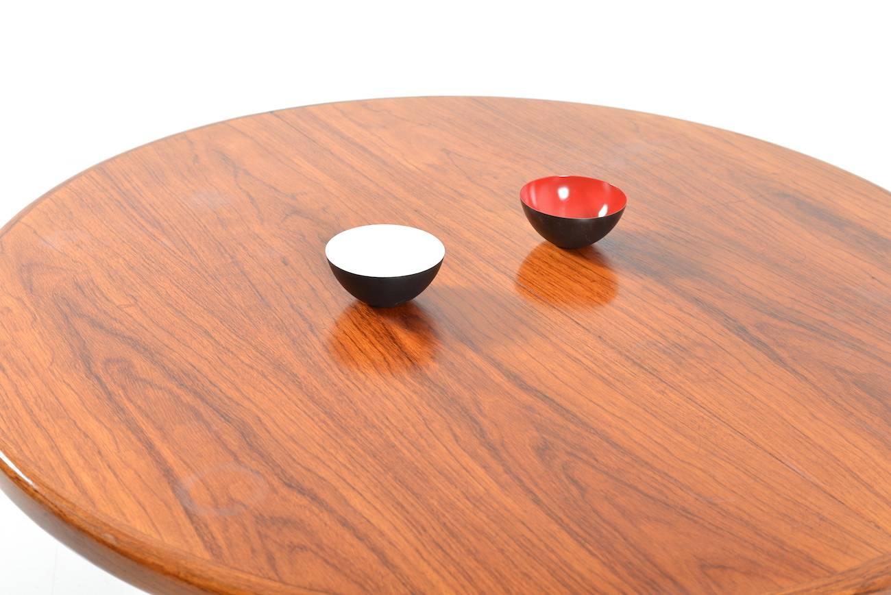 Circular/Extendable Rosewood Dining Table by Faarup 1