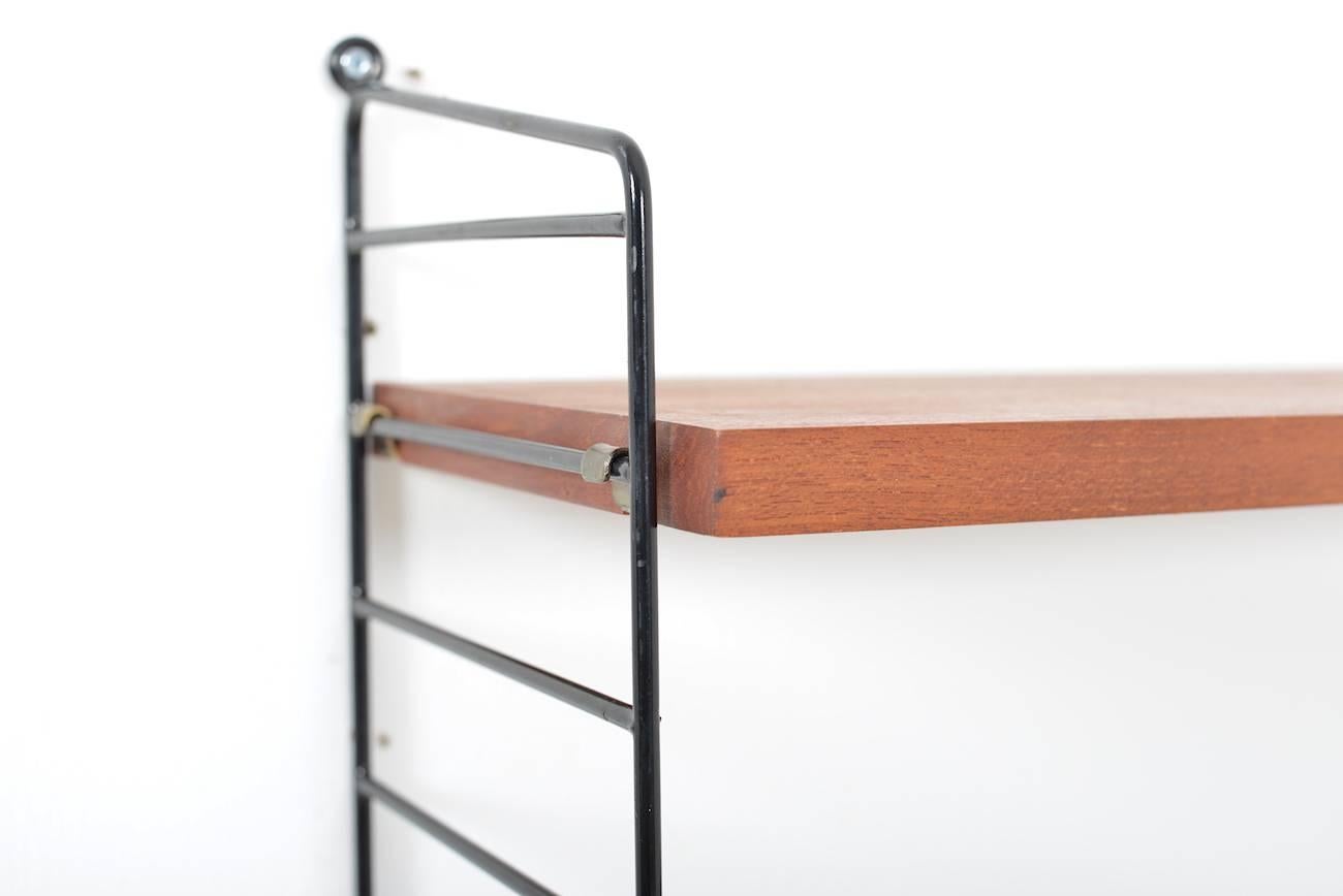 Nisse Strinning Wall Shelves in Teak In Good Condition In Handewitt, DE